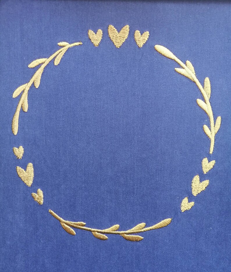 Floral heart wreath embroidery design 3 sizes 4in 5in  etsy Floral heart wreath embroidery design 3 sizes 4in 5in  etsy