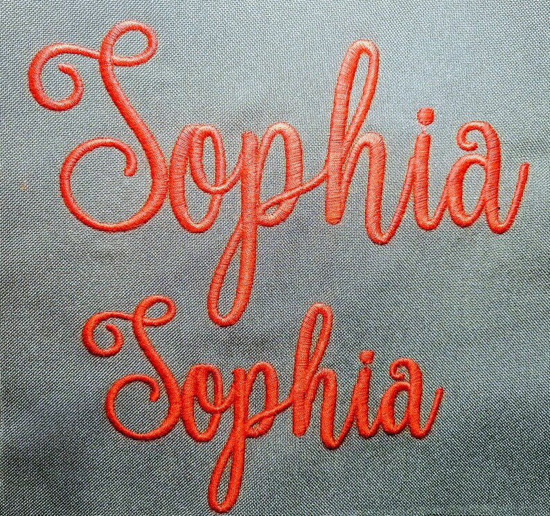 Sophia Embroidery Design Personal Name Machine Embroidery for the Girl