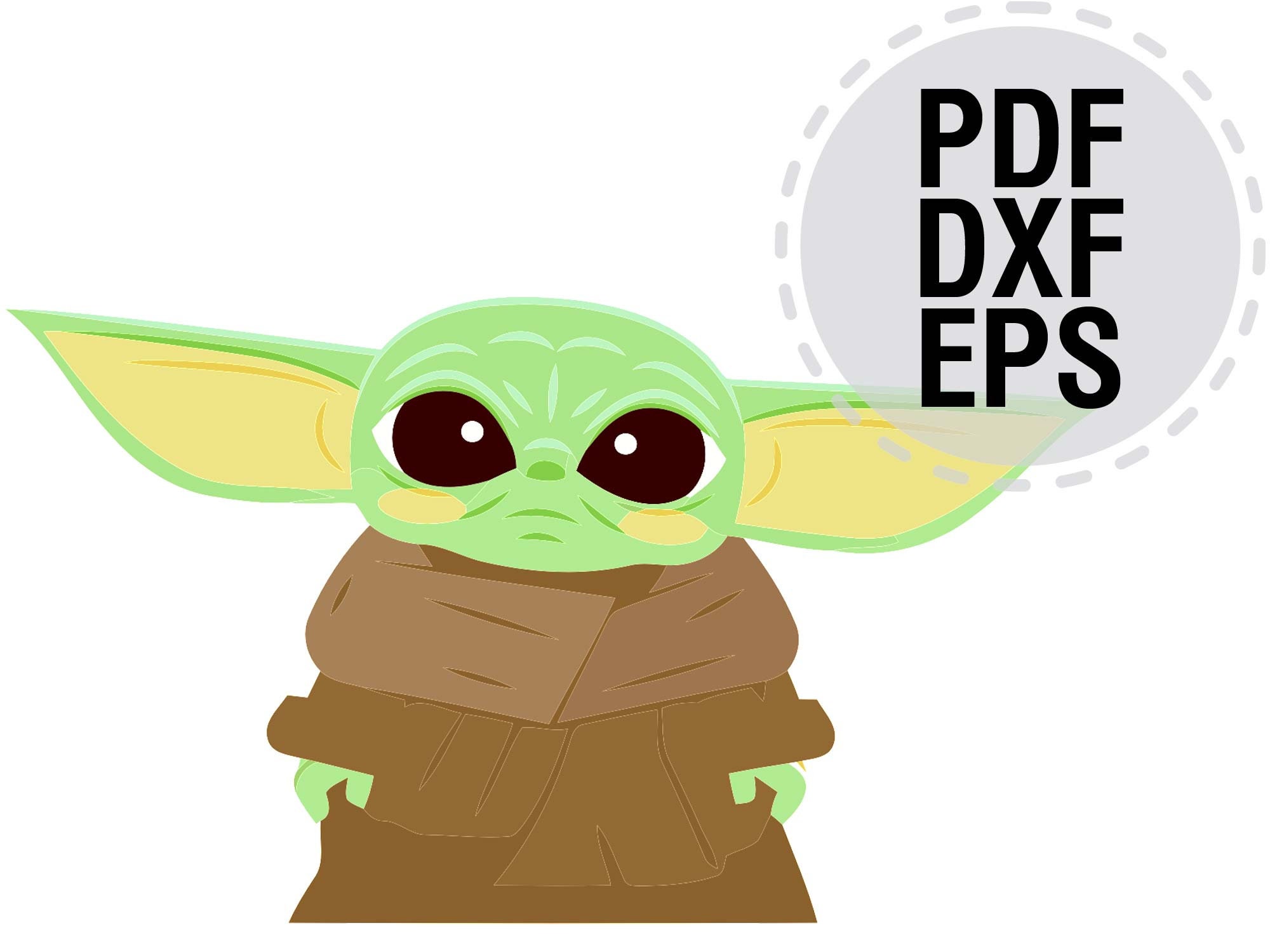 Free Free 189 Mandalorian Baby Yoda Svg Cricut SVG PNG EPS DXF File
