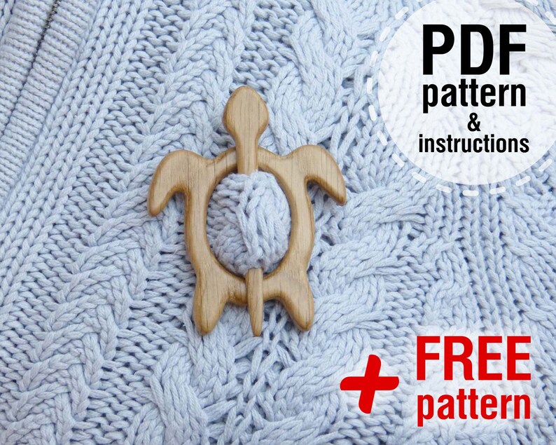 Turtle scroll saw pattern Cut out pattern Woodworking Etsy