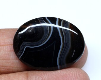 Sulemani Agate Oval Shape Gemstone 24.70 carats A++ Quality Smooth Agate Loose Gemstone For Making Wire Wrapped Jewelry 24x22mm