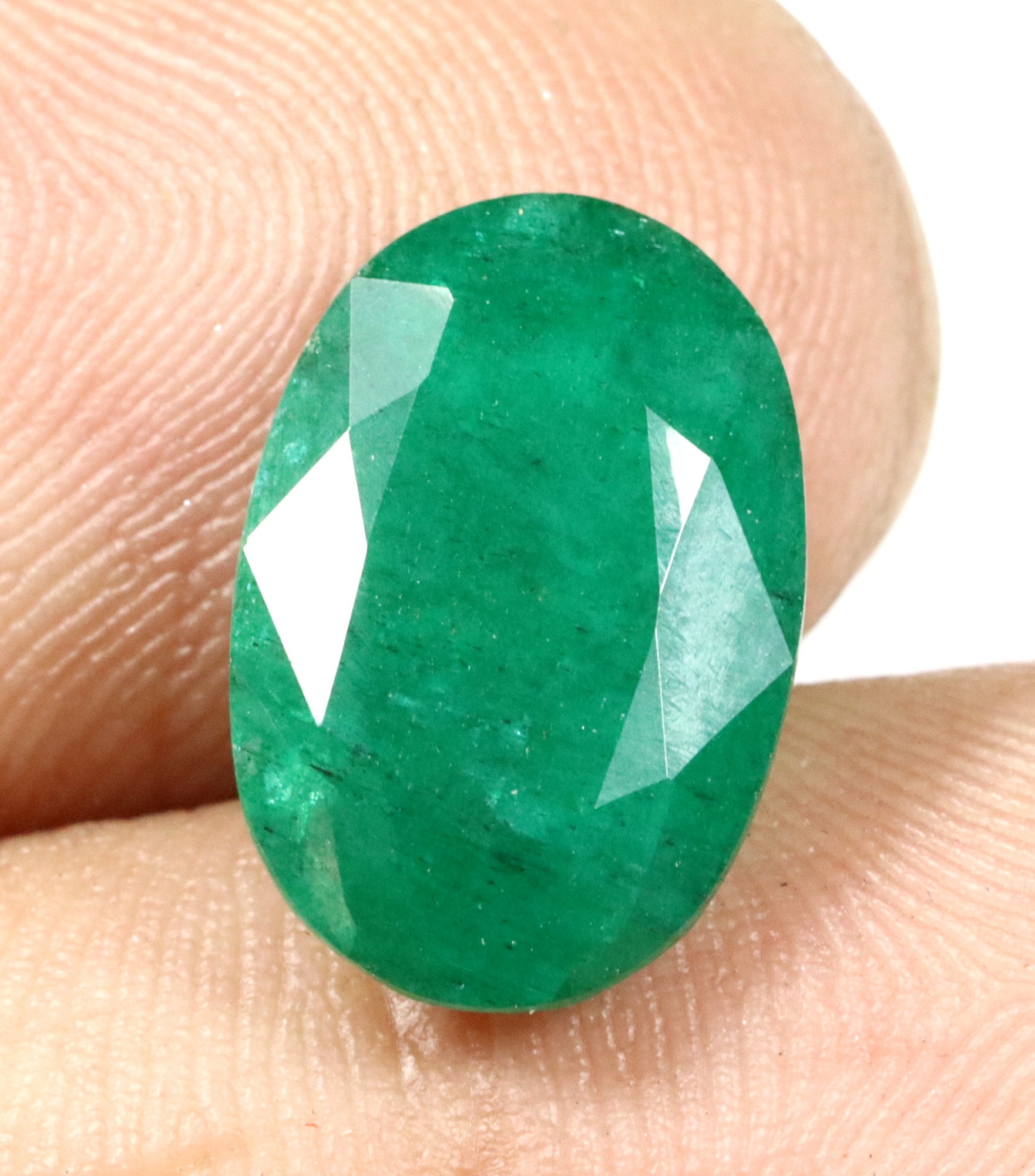 Natural Emerald Faceted Gemstone Pendant Size Round Shape Green Beryl Emerald For Making Jewelry Emerald Gemstone 24.55 Carat 18x10 MM