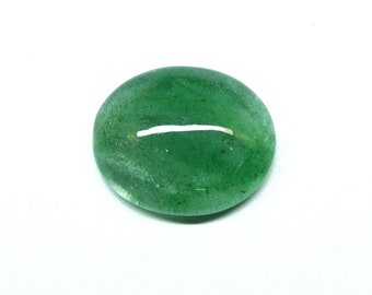 AAA++ Grade Green Emerald Gemstone Oval Shape Emerald Smooth Cabochon Loose Gemstone Flat Back Emerald Gemstone May Birthstone