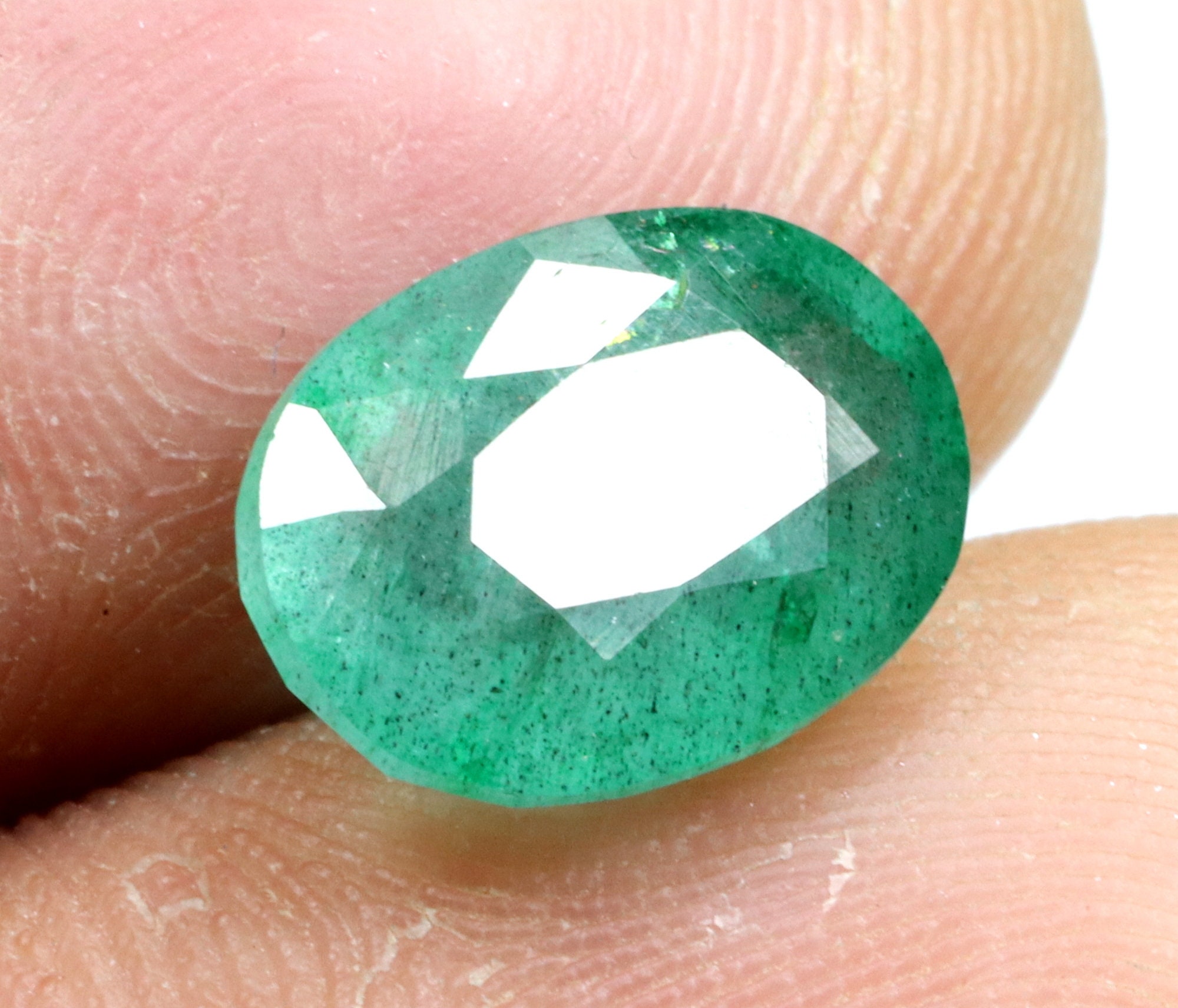 Natural Green Beryl Emerald Gemstone Emerald Faceted Emerald Etsy UK