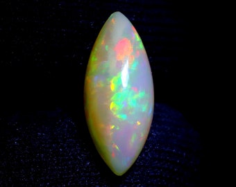 Natural Welo Fire Opal Cabochon Gemstone Marquise Shape Opal Ring Size Loose Gemstone Ethiopian Opal Wholesale Price. 3.30 CRT