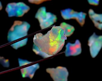 Ethiopian Welo Fire Opal Rough Lot: AAA Grade Jewelry Stone
