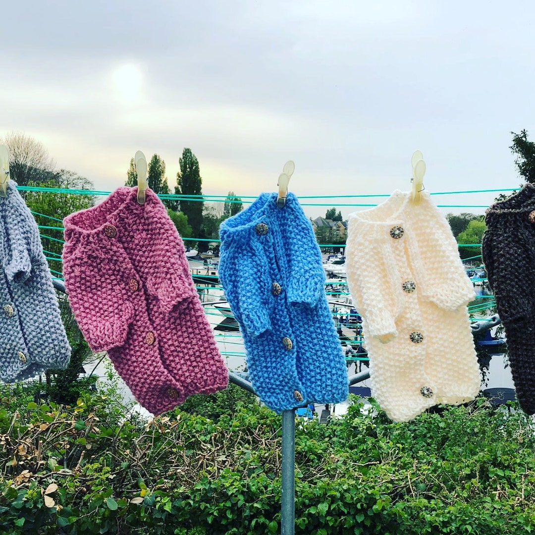 Hand Knitted Dog Jumpers Etsy