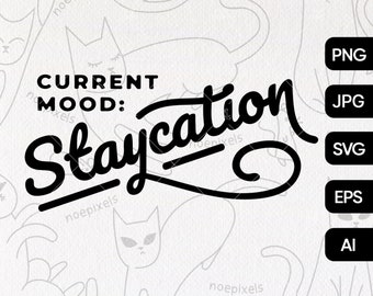 Staycation Svg Cut File Diseño de camiseta, Summer Svg, Beach Svg, Vacation Svg, Summer Vibes Svg, Vacay Svg, Vacation 2023, Beach Summer Svg