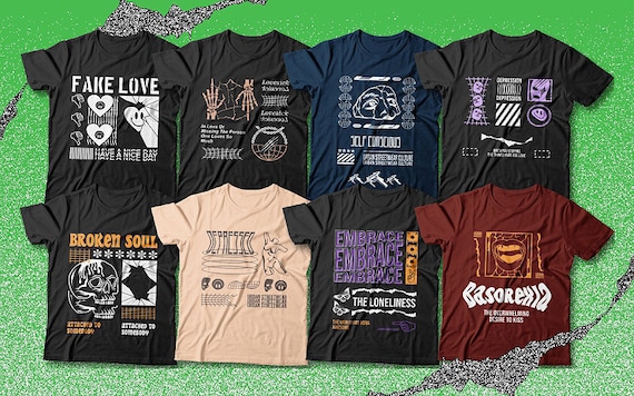 800 Urban Streetwear T shirt Design Bundle Urban Streetstyle Pop