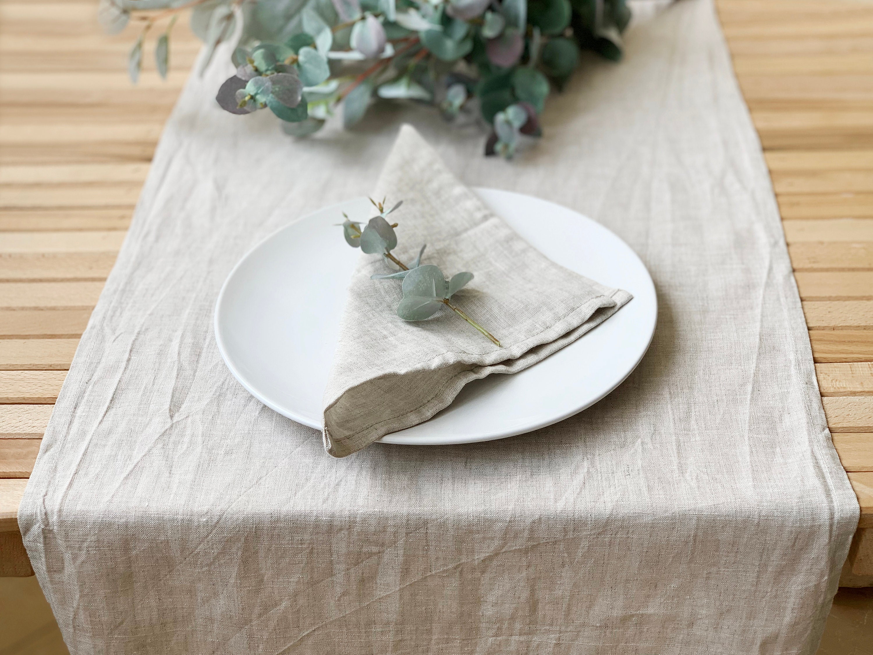 Natural gray linen napkins Cloth Dinner Cocktail napkins Etsy