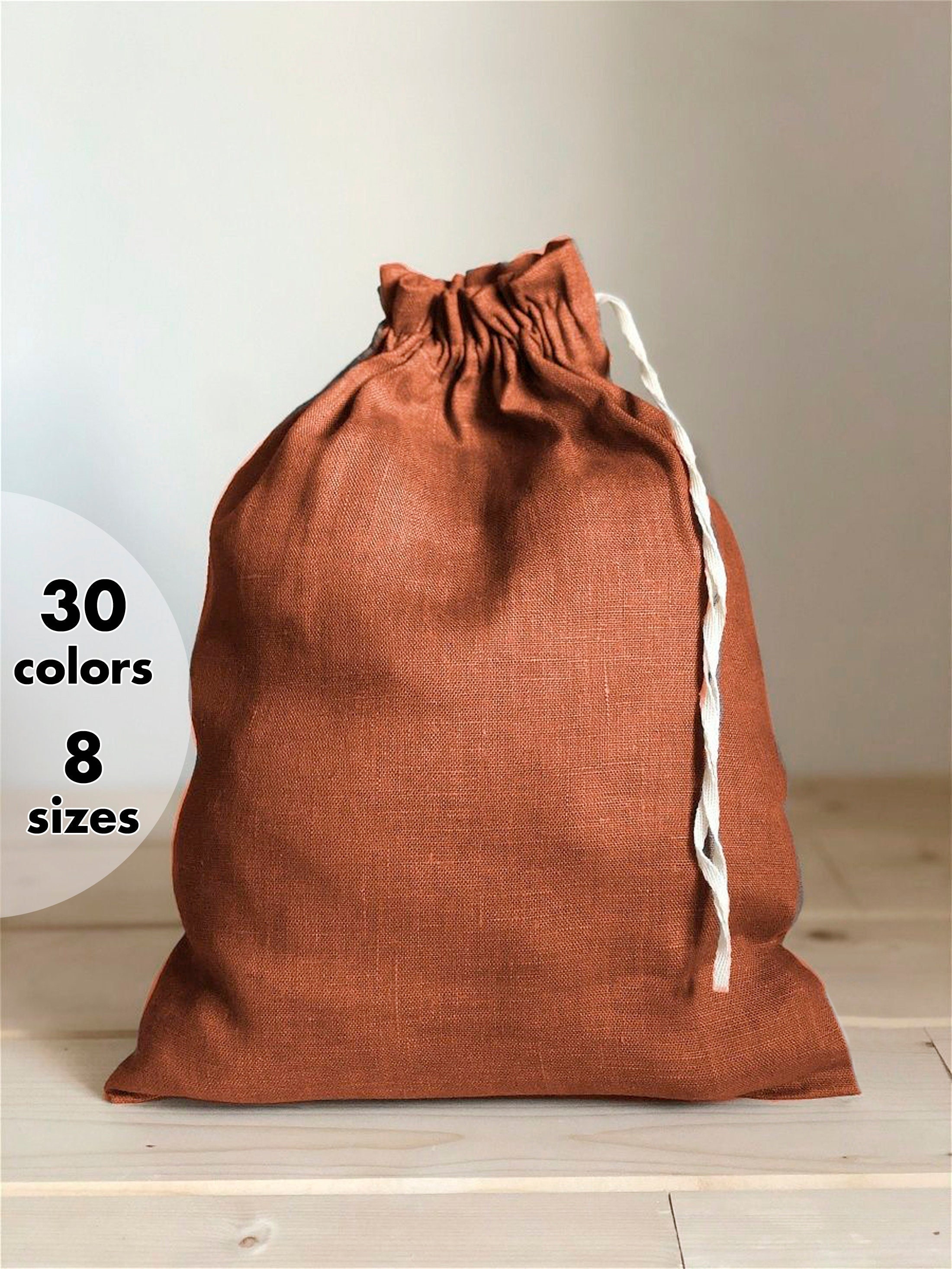 Linen Storage Bag All Sizes Laundry Bread Keeper Drawstring - Etsy