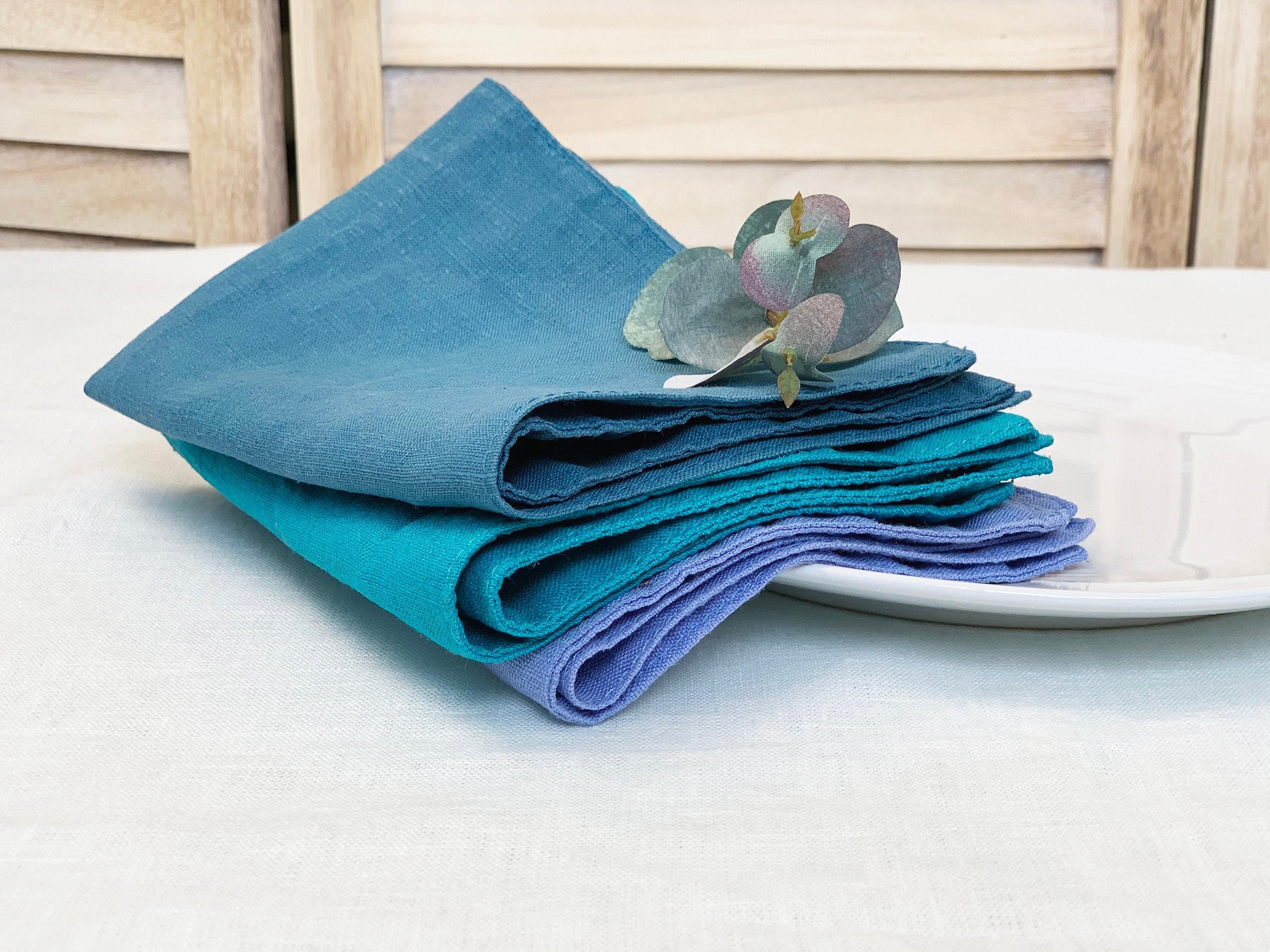 Linen table placemats Custom color & size dinner place mat Etsy