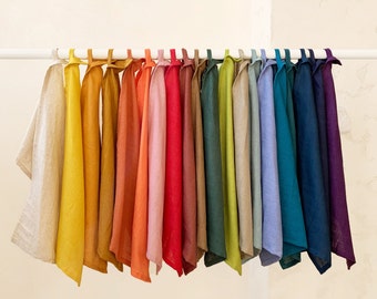 Linen Towels Set of Custom Sizes Tea Towel, Dish Towel