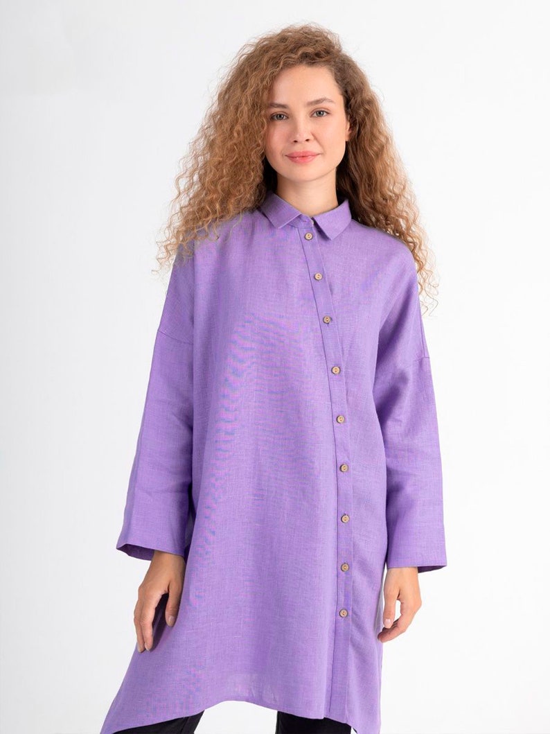 Oversized Long Asymmetric Shirt - Ona
