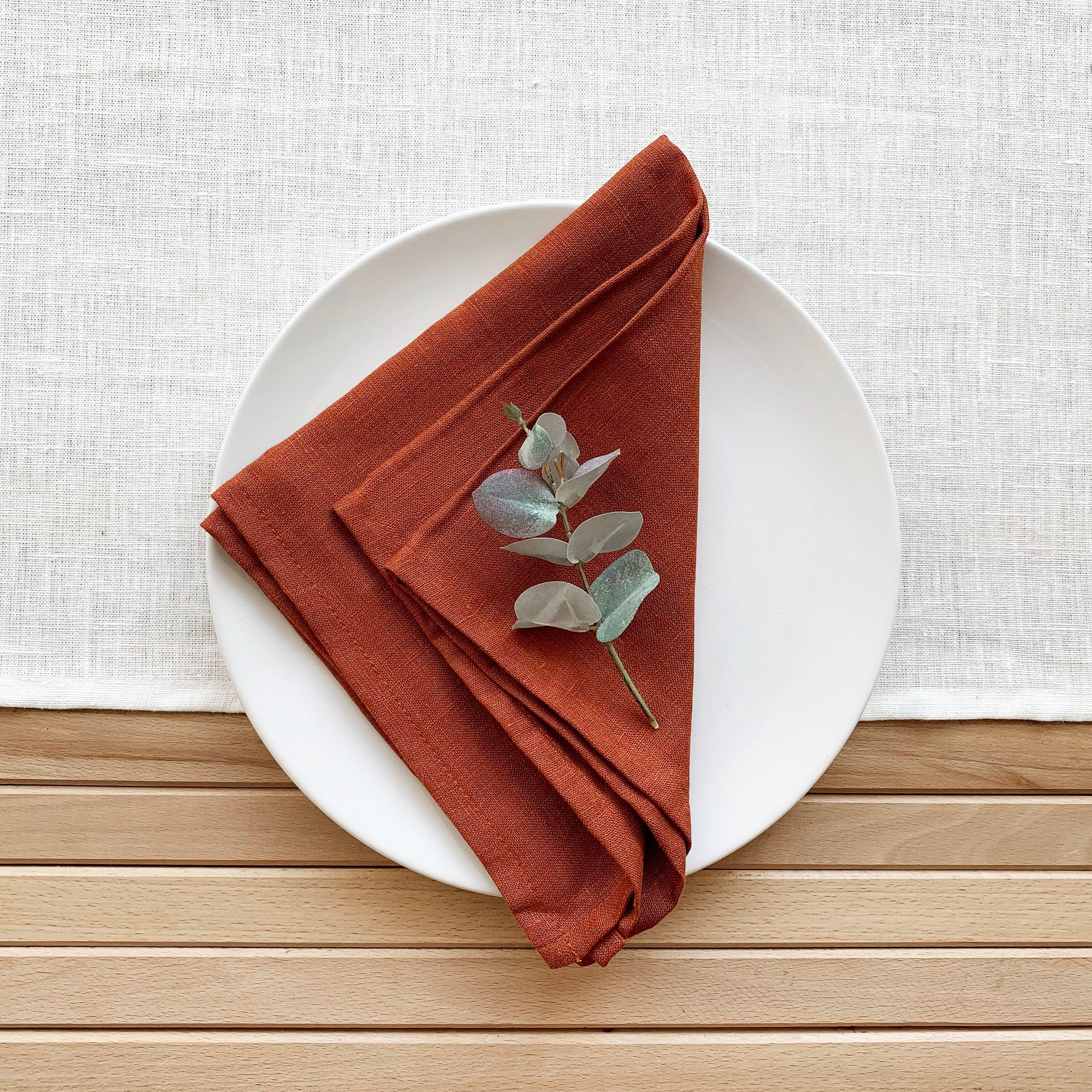 Linen Napkins Set of 4 6 8 10 12 Bulk Dinner Cocktail Napkins Etsy