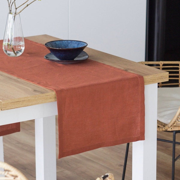 Linen Table Runner | 30 colors |  Customizable