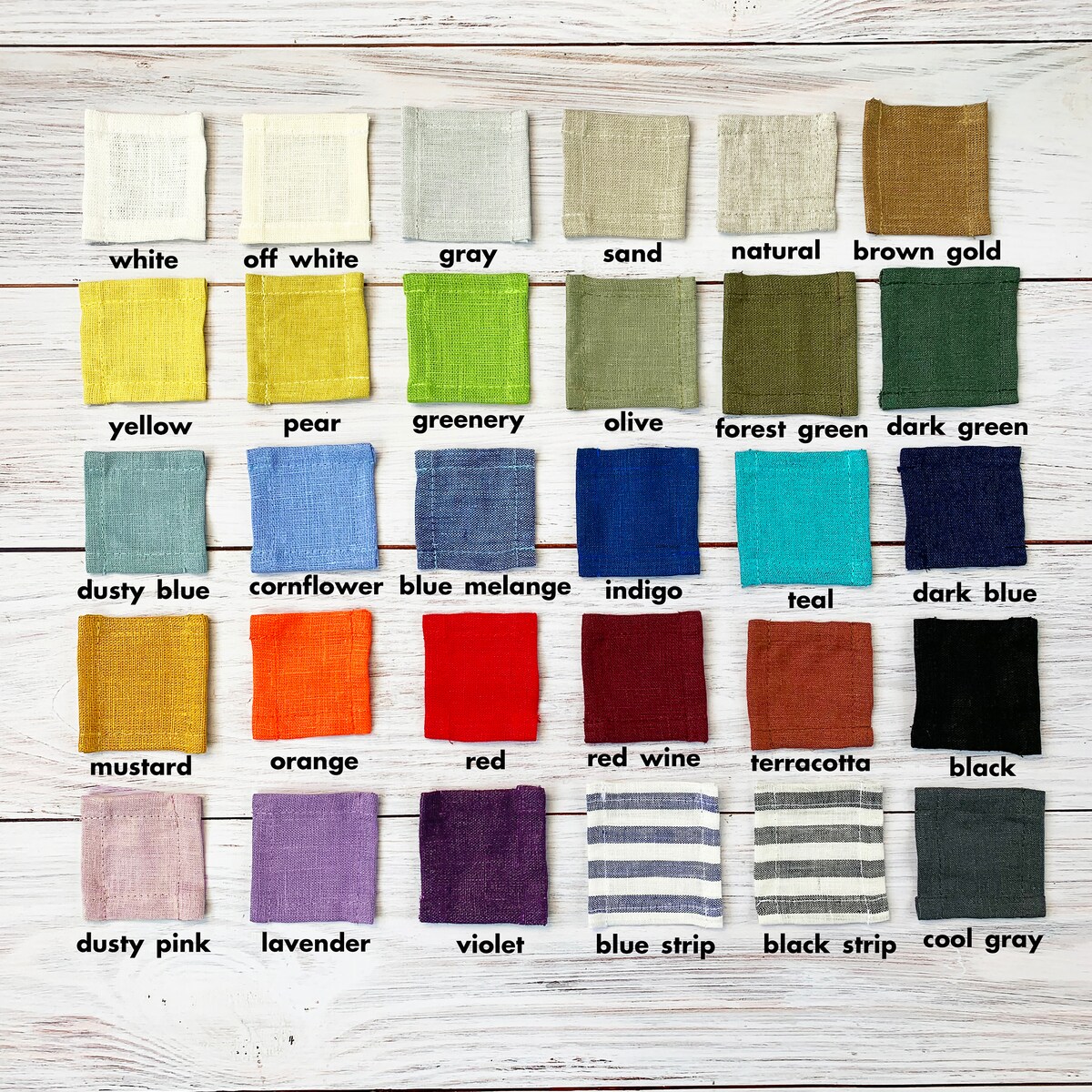 Set of 4 Linen Cloth Napkins Custom Size, Color Napkins for Weddings, Dinners, and Cocktail Parties Natural Napkins Bulk for Events - Etsy