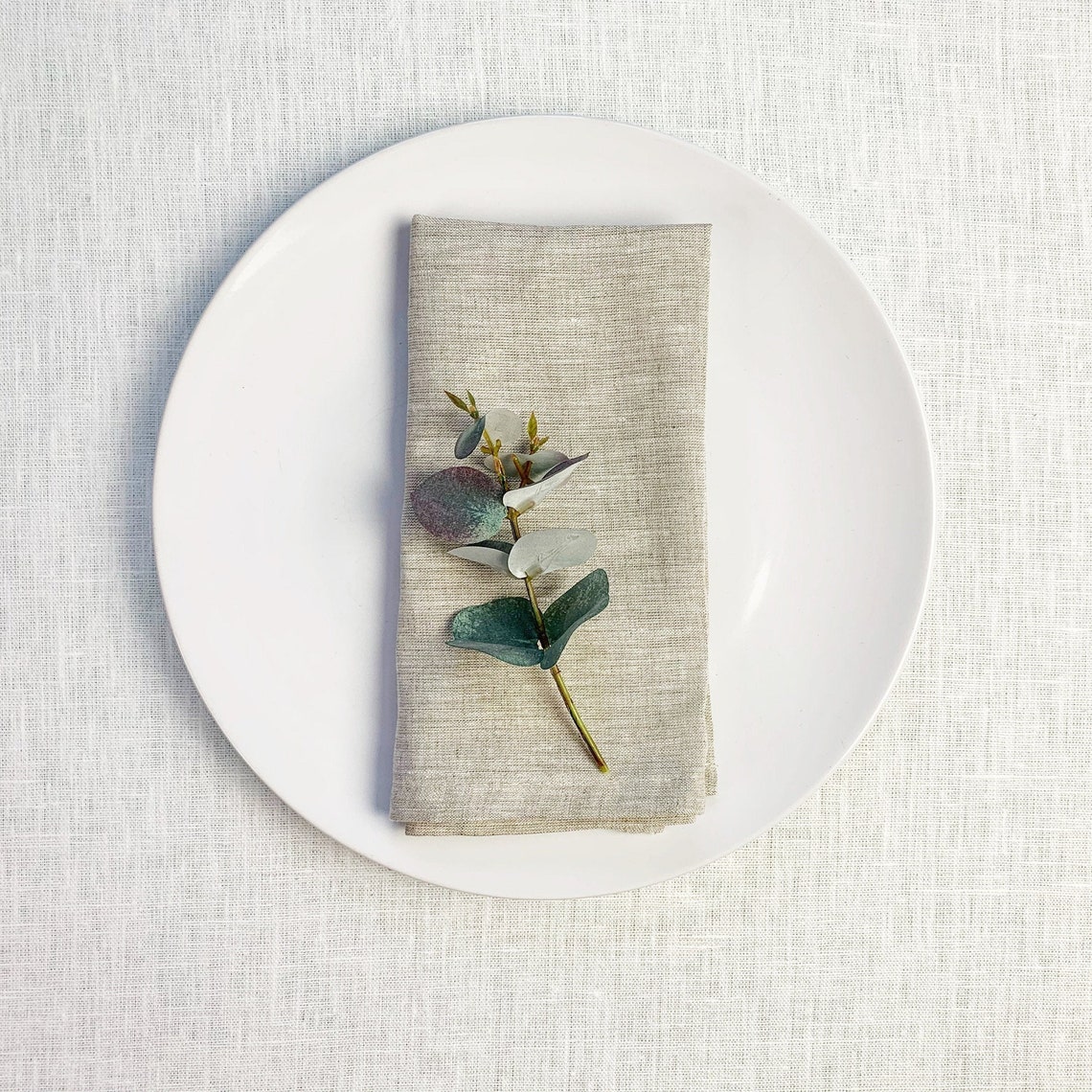 Natural gray linen napkins Cloth Dinner Cocktail napkins Etsy