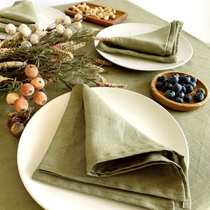 Olive Napkins Set main image 1