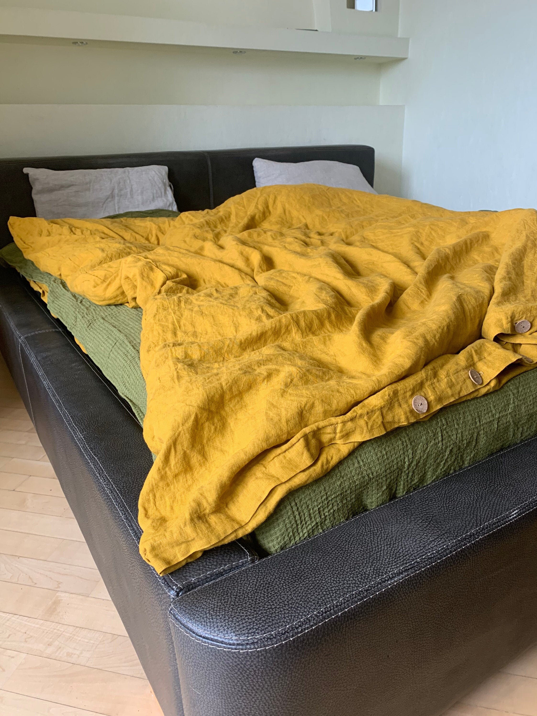 Linen duvet cover King Queen Twin Etsy