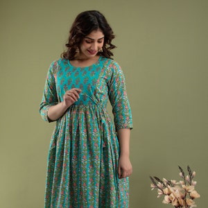 Party wear indian dress for pregnant lady online