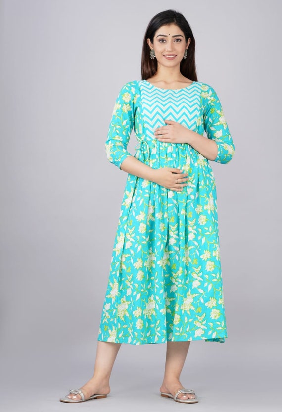 Buy Plus Size Maternity Wear & Pregnancy Kurta Set - Apella