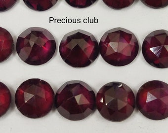 Granate Rodolita Natural Redondo Talla Rosa 3 mm - Rodolita Suelta Calidad AAA Máxima