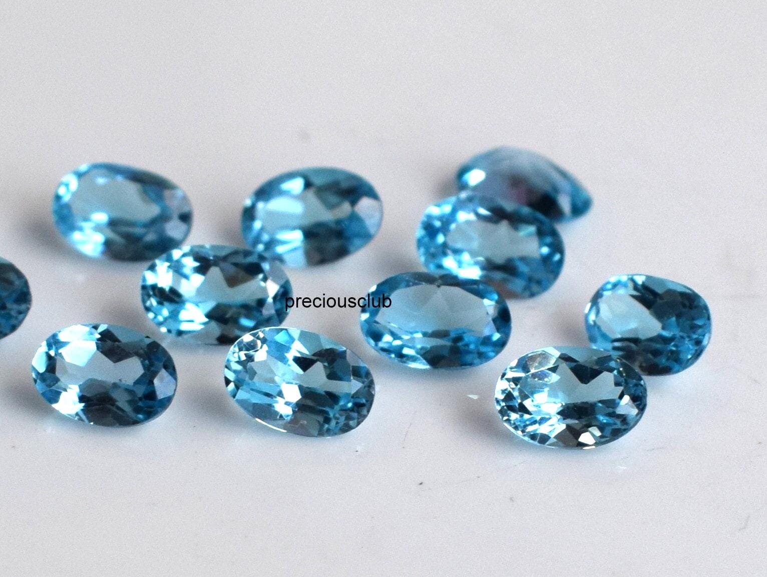 Paire De Topaze Mystique Naturelle AAA Coupée Ovale - 16x12 Mm - 17,91 Ct - Qualité Exceptionnelle