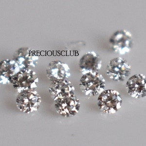 Natural White E-F Color Round Diamond Brilliant Cut Vs 1mm Loose E-F Color Diamond
