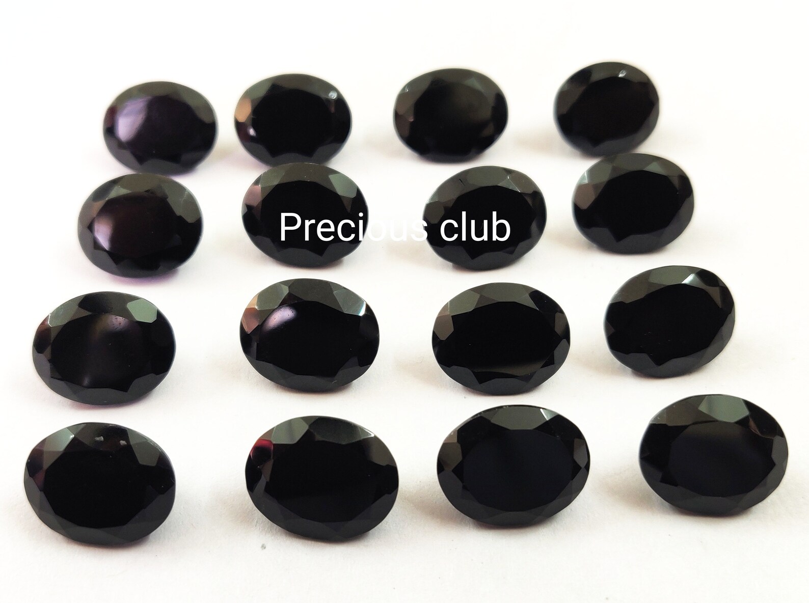 Natural Black Spinel 10x12 Mm Oval Faceted Cut AAA Quality Etsy UK