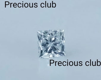 Natural Diamond E-F Color Square Princess Cut Vs 1.75mm Loose E-F Color Diamond