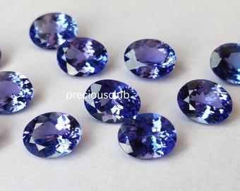 Natural Super Top Quality Tanzanite 7x9mm Oval Faceted AAA Quality - Violet Color Tanzanite Oval Faceted