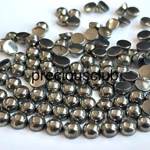 Natural Super Top Quality Pyrite 5mm Round Cabochon AAA Quality