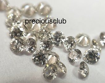 Natural Round white Diamond Brilliant Cut i-J Color Vs 2mm- loose i-j white Diamond