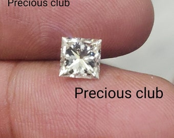 Natural Diamond E-F Color Square Princess Cut Vs 1.75mm Loose E-F Color Diamond