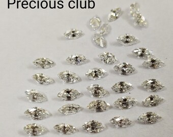 Natural Diamond E-F Color Marquise Cut Vs 1.5x3mm- Loose E-F Color Diamond