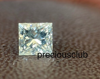 Natural Diamond E-F Color Square Princess Cut Vs 1.5mm Loose E-F Color Diamond