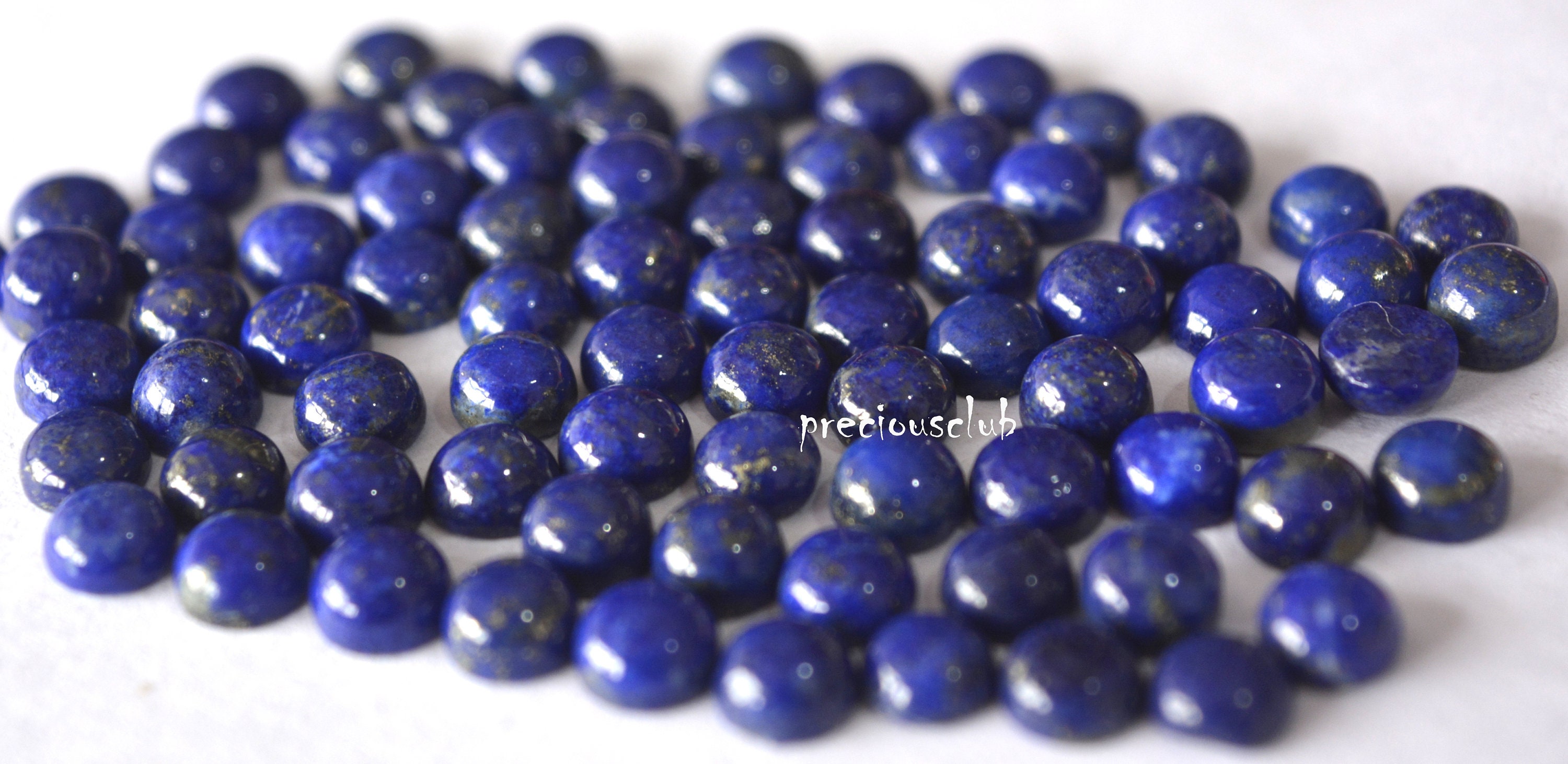 【中古】［CD］Lapis Lazuli The BEST Natural Lapis Lazuli Round 8mm Cabochon -loose Lapis Lazuli AAA