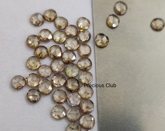 Natural brown Diamond 2.5mm rose cut aaa Quality- Loose Brown Diamond Rose cut