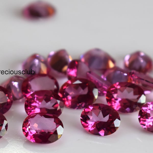 Natural Pink Topaz Oval Faceted AAA Quality 3x5mm To 8x10mm AAA Quality - Pink Topaz Oval Faceted AAA Quality