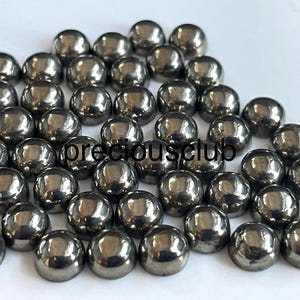Natural Super Top Quality Pyrite 9mm Round Cabochon AAA Quality
