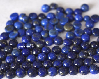 Lapislazzuli naturale rotondo cabochon da 6 mm - lapislazzuli sfuso qualità AAA