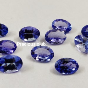 Natural Tanzanite 5x7mm Oval Faceted cut AAA Quality- Loose Top quality Tanzanite