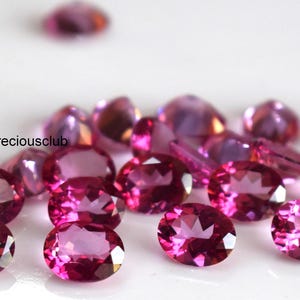 Natural Pink Topaz Oval Faceted AAA Quality 3x5mm To 8x10mm AAA Quality - Pink Topaz Oval Faceted AAA Quality