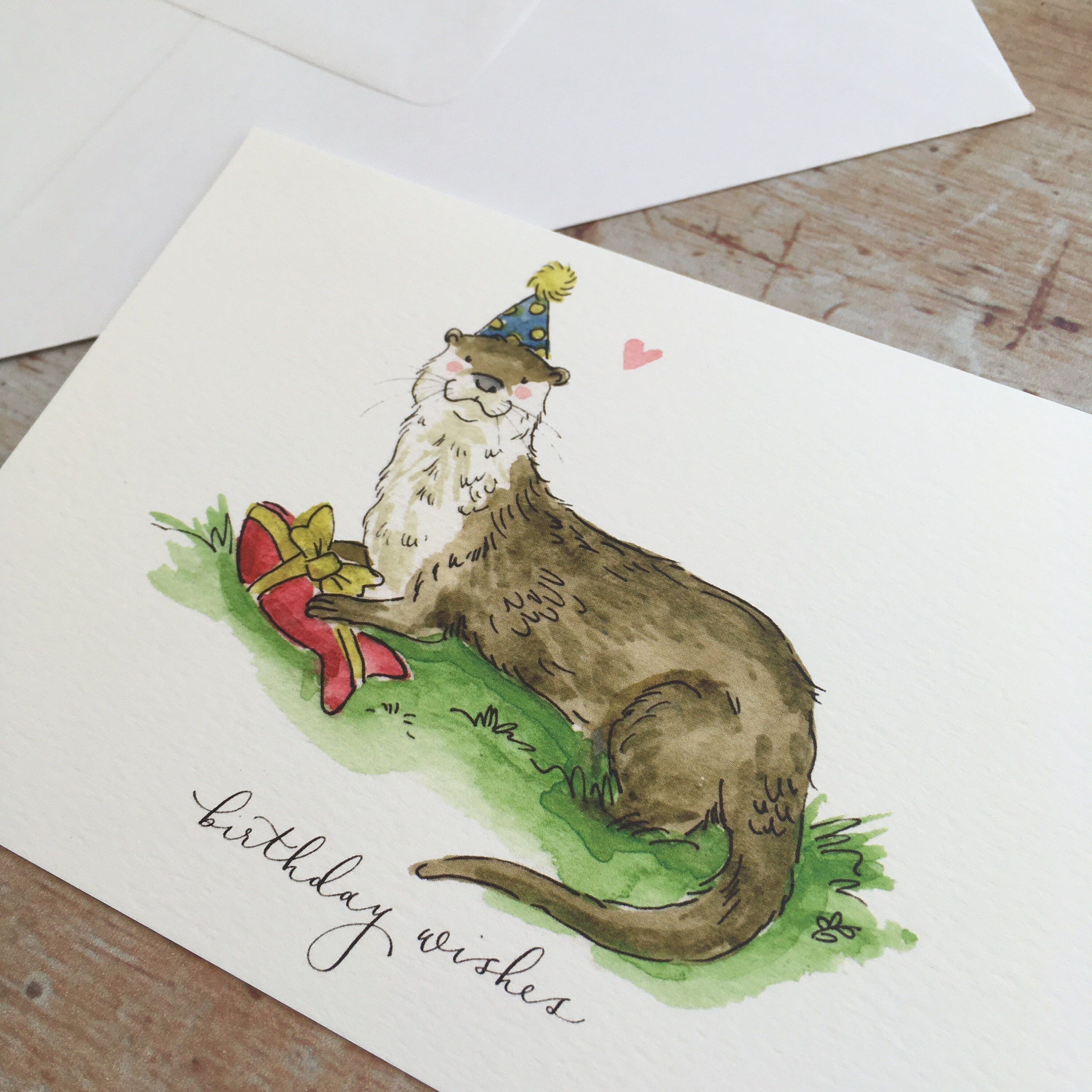 Otter Happy Birthday Card Birthday Wishes Otter Card Cute Card otter-happy-birthday-card-birthday-wishes-otter-card-cute-card
