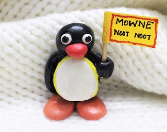 Pingu Pinga Penguin Figure Set Of 4 With Sled JPN Limited