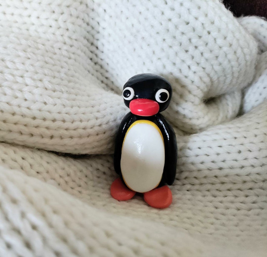 Etsy　Cute　Pattern　Miniature　Clay　Art　Tutorial　Pingu　Penguin