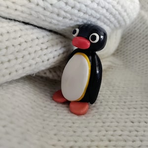 Pingu Pattern , cute penguin, miniature, clay art, tutorial, make your own Pingu image 3