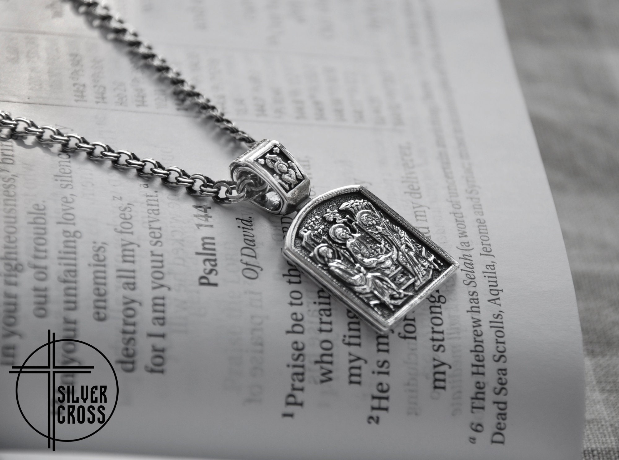 Holy Trinity Religious Christian Orthodox Jewelry Necklace