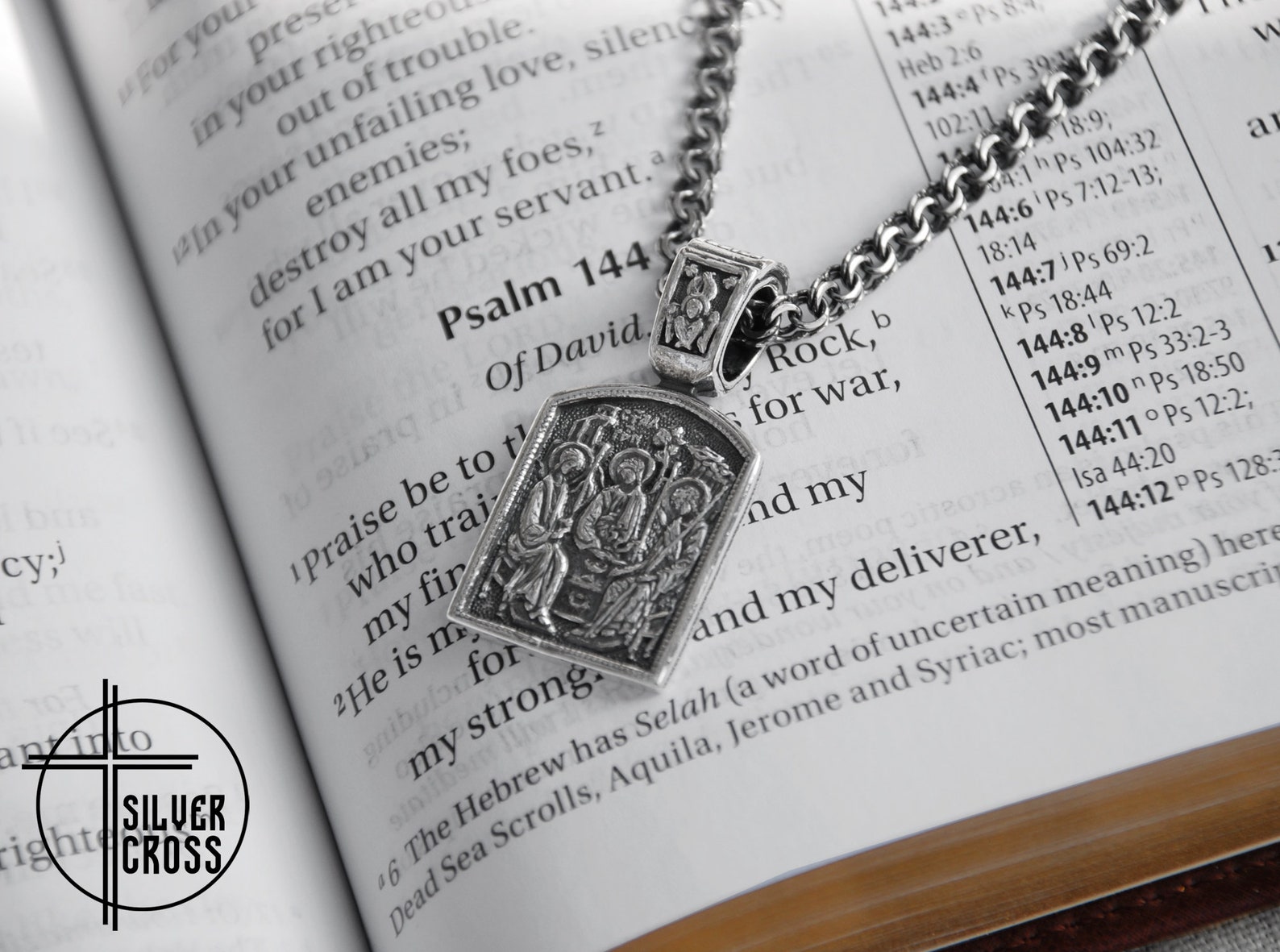 Holy Trinity Religious Christian Orthodox Jewelry Necklace Etsy